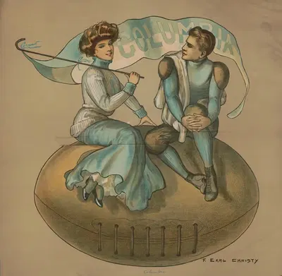 Колумбия by Ф. Эрл Кристи, 1907 — digital art print download