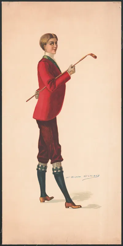 Мальчик-гольф #8 by Ф. Эрл Кристи, 1900 — digital art print download