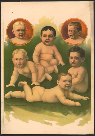 Sunshine, shadow by Fair Pub. House, 1899 — digital art print download