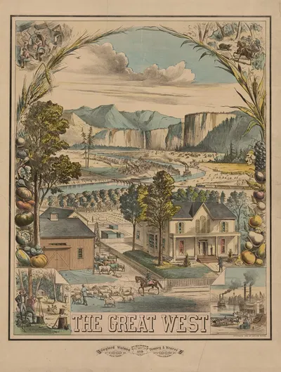 Великий Запад by Гейлорд Уотсон, 1881 — digital art print download