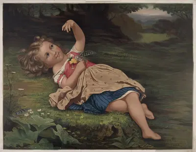 Божья коровка, Божья коровка, улетай! by Джордж Гарднер Фиш, 1872 — digital art print download