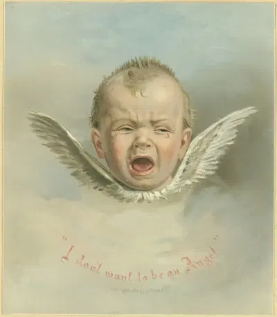 Я не хочу быть ангелом by Гарри Бирд, 1876 — digital art print download