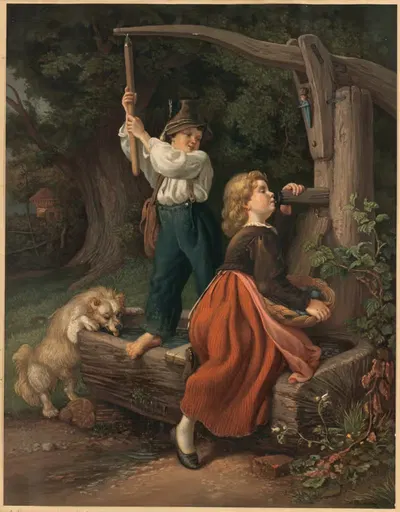 Друг в беде by Уильям Харринг, 1861–1897 — digital art print download