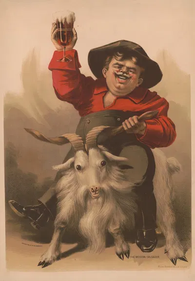 Современный крестовый поход by Уилсон, Вагнер и Ко., 1887 — digital art print download