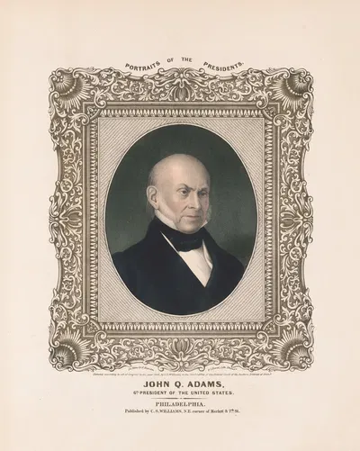 John Quincy Adams, 6th President of the United States by Albert Newsam, 1846 — digital art print download