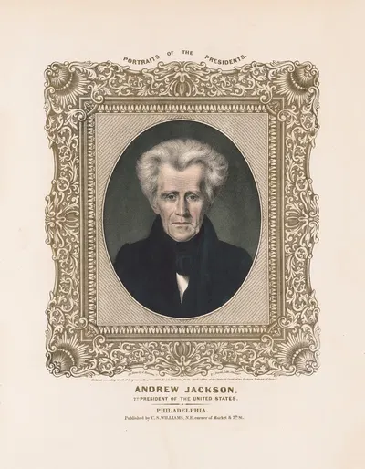 Эндрю Джексон, 7-й президент Соединенных Штатов by Альберт Нюсам, 1846 — digital art print download