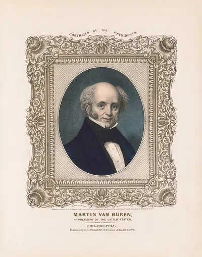 Мартин Ван Бюрен, 8-й президент Соединенных Штатов by Альберт Нюсам, 1846 — digital art print download