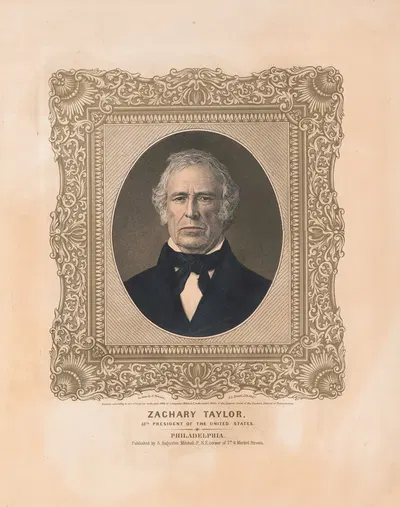 Закари Тейлор, 12-й президент Соединенных Штатов by Альберт Нюсам, 1849 — digital art print download