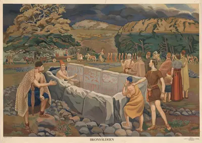 Бронзовый век by Арвид Фугстедт, 1936 — digital art print download