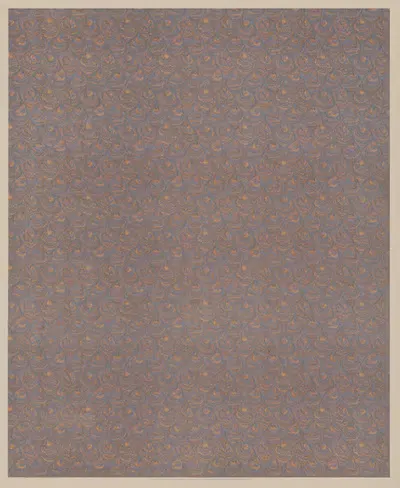Гребень для павлина, № 2294, [оранжевый, лаванда, коричневый] by Чарльз Уильямс и Ко, 1918 — digital art print download