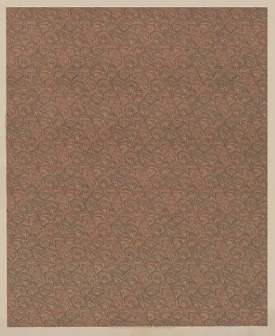 Гребень павлина, № 2295, [оранжевый, зеленый, черный] by Чарльз Уильямс и Ко, 1918 — digital art print download