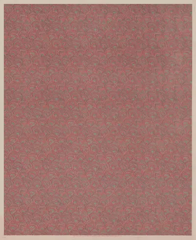 Гребень павлина, № 2296, [красный, синий, персиковый] by Чарльз Уильямс и Ко, 1918 — digital art print download