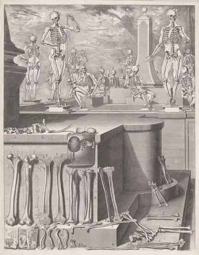 Атлас анатомии by Крисостомо Мартинес, 1680-1694 — digital art print download
