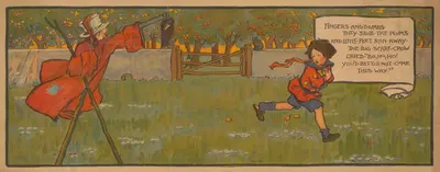 Пальцы и большие пальцы, они украли сливы... by Флоренс Харрисон, 1911 — digital art print download