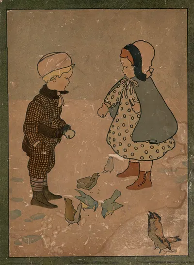 Compassionate souls by Gertrud Caspari, 1905 — digital art print download