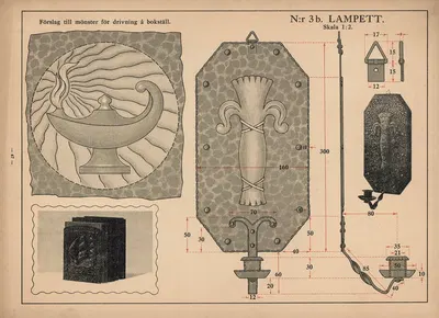 Lampet by Gunnar Nilsson, 1921 — digital art print download