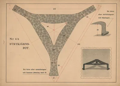 Iron stand by Gunnar Nilsson, 1921 — digital art print download