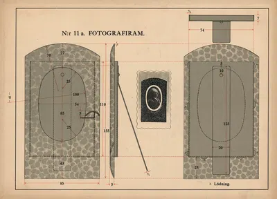 Photo frame by Gunnar Nilsson, 1921 — digital art print download