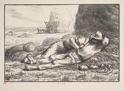 Полдень by Жак-Адриен Лавьель, 1830-1875 — digital art print download