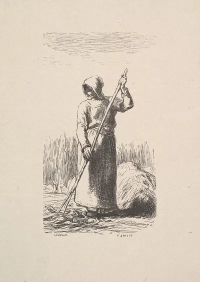 Уборщик by Жак-Адриен Лавьель, 1853 — digital art print download
