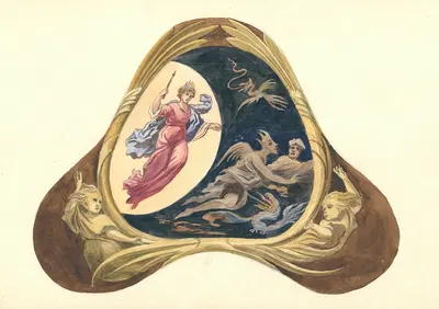 Матерь Божья, прогоняющая демонов by Юлиуш Макаравич, 1912 — digital art print download