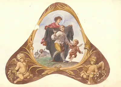 Матерь Божья, освобождающая пленника из ясыра by Юлиуш Макаравич, 1912 — digital art print download
