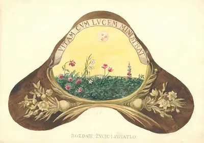 Раздаёт жизнь и свет = Vitam cum lucem ministrat by Юлиуш Макаравич, 1912 — digital art print download