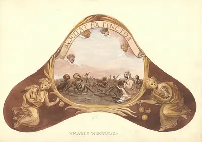 Умершие воскрешаются = Suscitat ex tinctos by Юлиуш Макаравич, 1912 — digital art print download