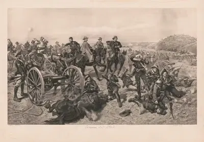 Последний бой Джеймсона by Ричард Кейтон Вудвилл, 1896 — digital art print download