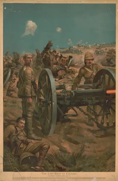 Последний выстрел в Коленсо by Ричард Кейтон Вудвилл, 1900 — digital art print download