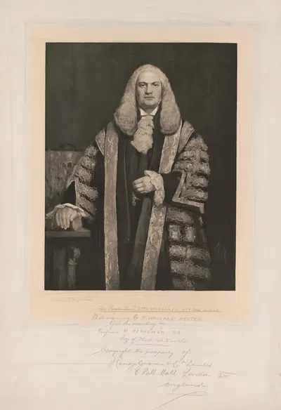 Прав honorable Лорд Хершел by Сэр Хьюберт фон Херкомер, 1900 — digital art print download
