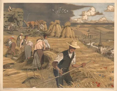 Лето by Вальтер Георги, 1907 — digital art print download