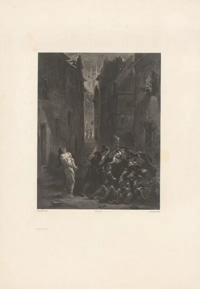 Смерть Валентина by Адольф Муйлерон, 1848-1862 — digital art print download