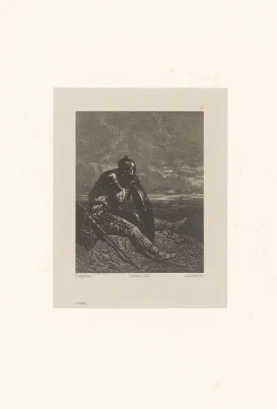 Отдых by Адольф Муйлерон, 1848-1862 — digital art print download