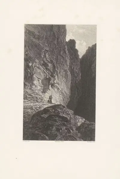 Скалы by Адольф Муйлерон, 1848-1862 — digital art print download