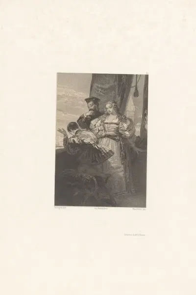 На балконе by Адольф Муйлерон, 1848-1862 — digital art print download