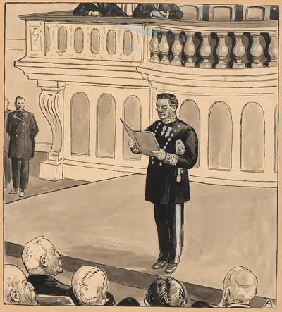 Президент Совета by Аксель Андреасен, 1900-1953 — digital art print download