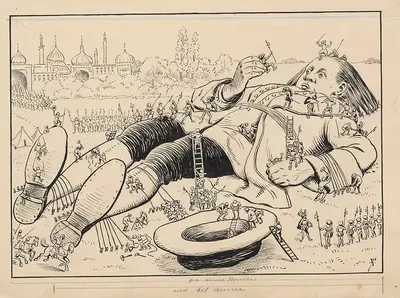 Гулливер был захвачен лилипутами by Аксель Хольгер Тиесс, 1921 — digital art print download