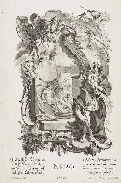 Нерон by Бальтазар Сигмунд Зетлецкий, 1740-1768 — digital art print download