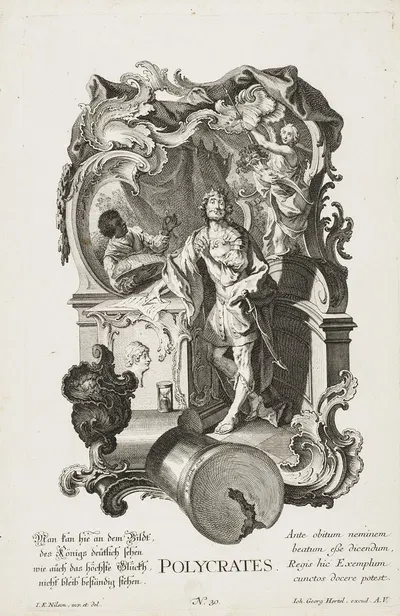 Поликрат by Бальтазар Сигмунд Зетлецкий, 1740-1768 — digital art print download