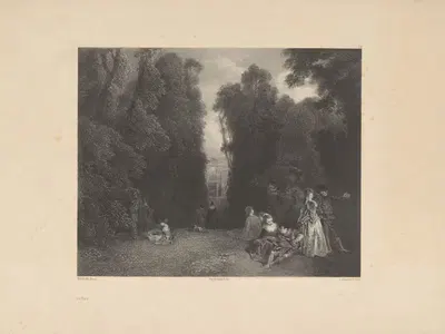 Пара by Селестен Франсуа Нантёй, 1848-1862 — digital art print download