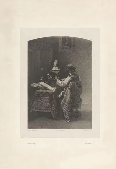 Манола (Испания) by Селестен Франсуа Нантёй, 1848-1862 — digital art print download