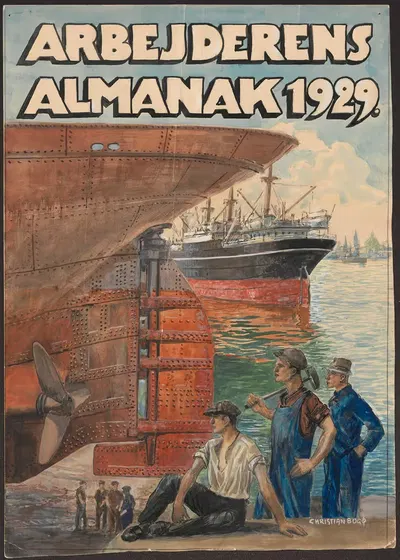 Альманах рабочего 1929 by Кристиан Богё, 1929 — digital art print download