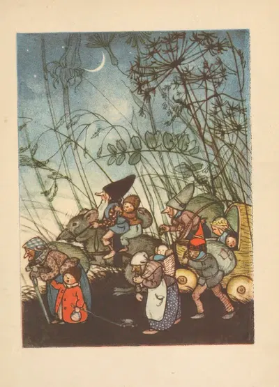 Fingerhütchen und andere Elfengeschichten Pl.05 by Conrad Ferdinand Meyer, 1943 — digital art print download