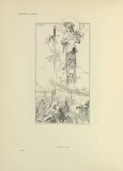 Жанна д'Арк by Дороти М. Пейн, 1914 — digital art print download