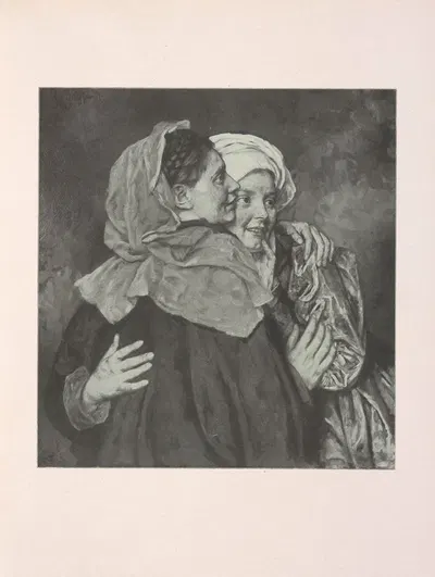 Сестры by Эдуард фон Гебхардт, 1912 — digital art print download