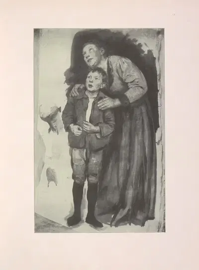 Мать и сын by Эдуард фон Гебхардт, 1912 — digital art print download