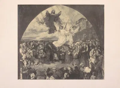 Подъем к Богу by Эдуард фон Гебхардт, 1912 — digital art print download