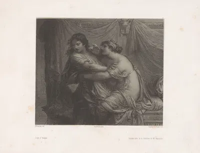 Иосиф и Потифар by Южен Леруа, 1850 — digital art print download