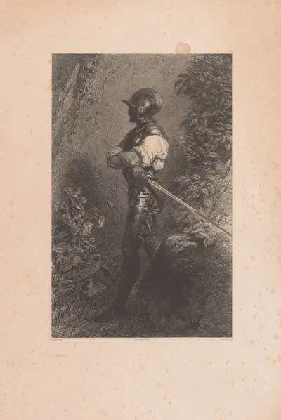 La Vedette by Eugène Leroux, 1853-1854 — digital art print download